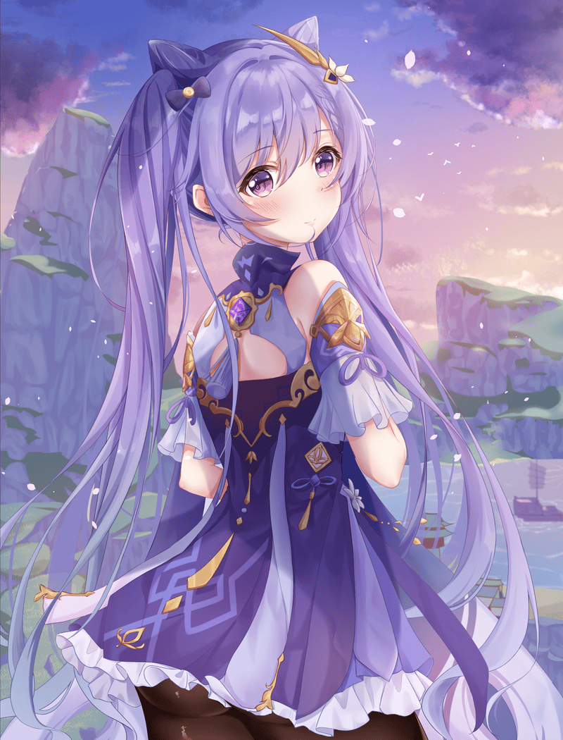 ảnh Keqing anime sắc nét