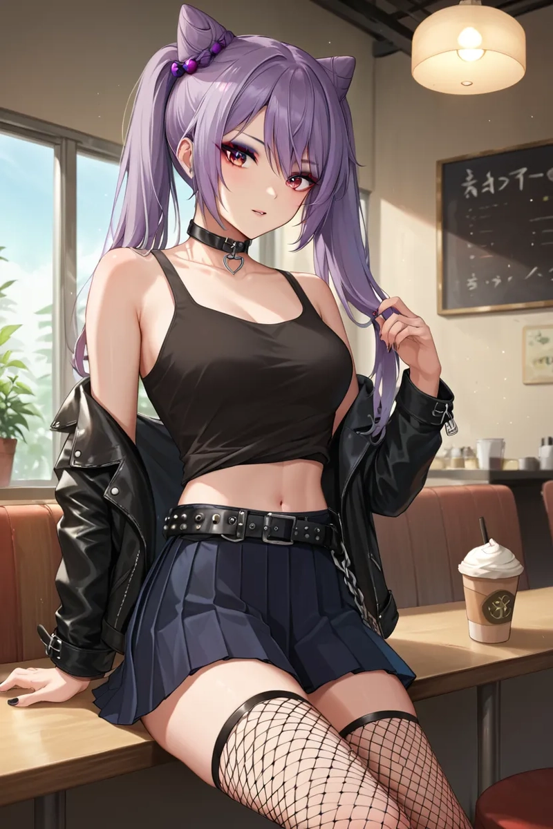 ảnh Keqing anime chất