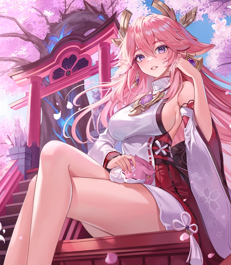 ảnh nền Yae Miko full HD