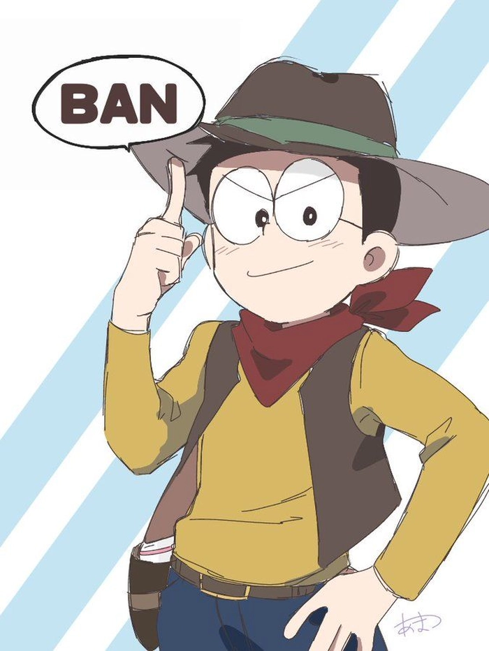 ảnh nobita anime cao bồi ngầu lòi