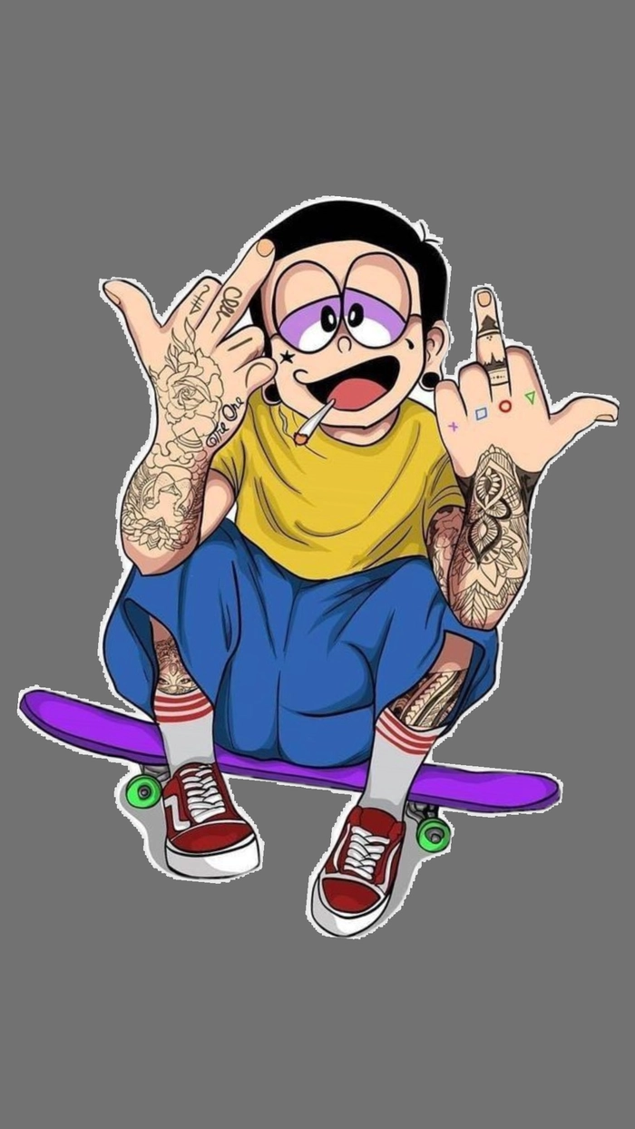 ảnh nobita anime ngầu