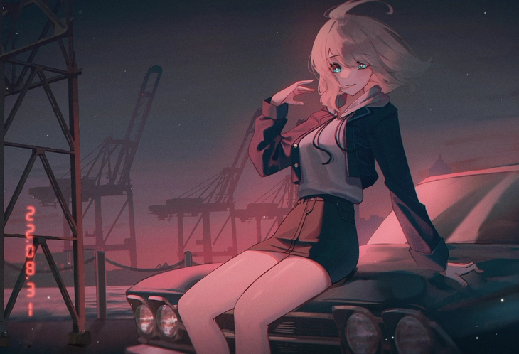 ảnh nữ anime ngầu