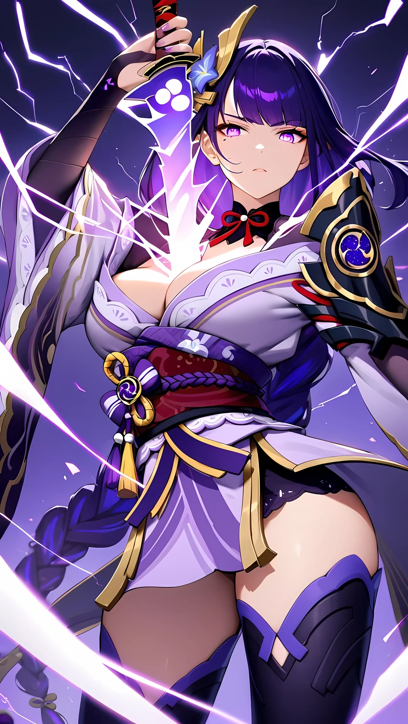 ảnh raiden anime siêu đẹp