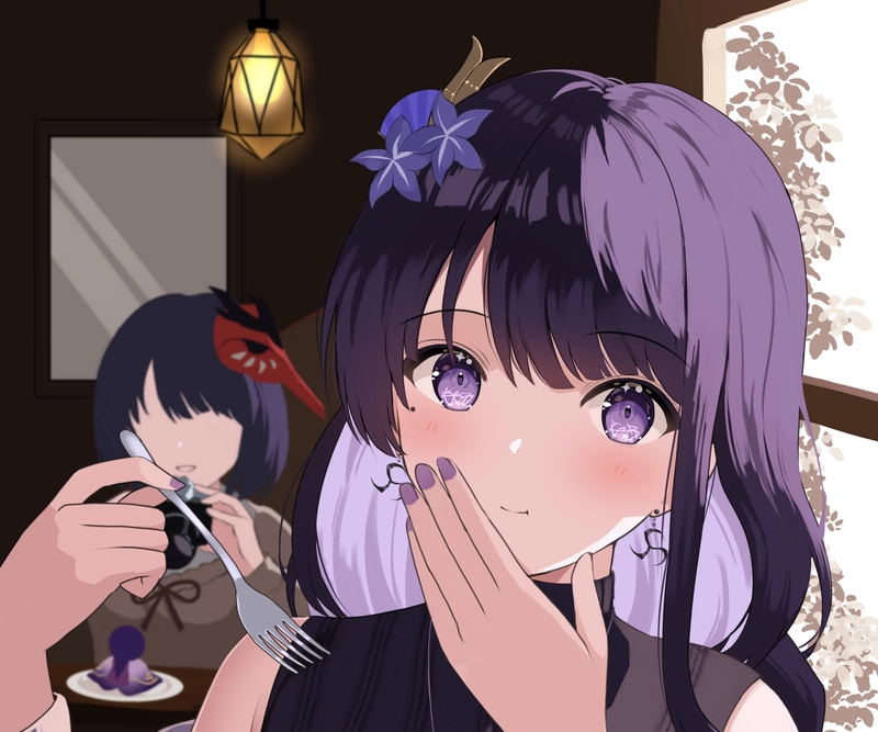 ảnh raiden shogun cute