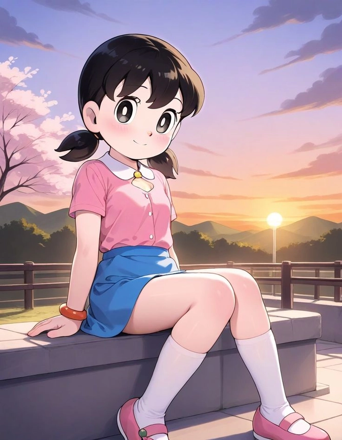 ảnh shizuka anime xinh