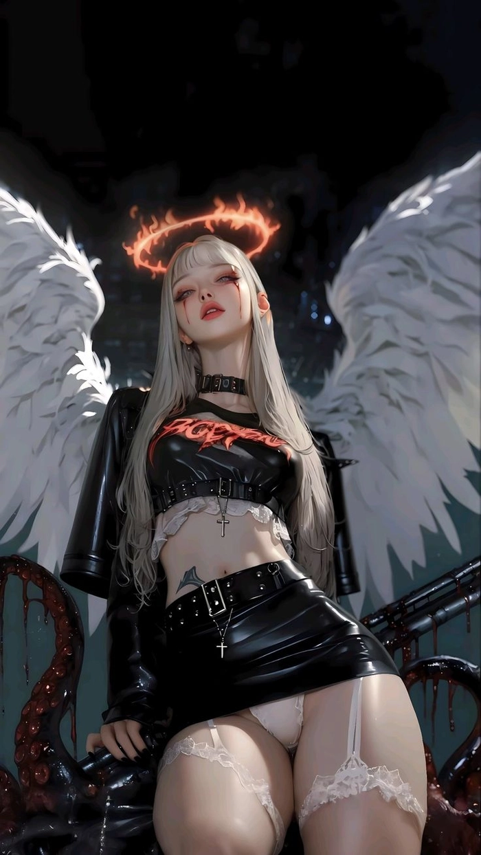 ảnh thiên thần anime nữ cool ngầu