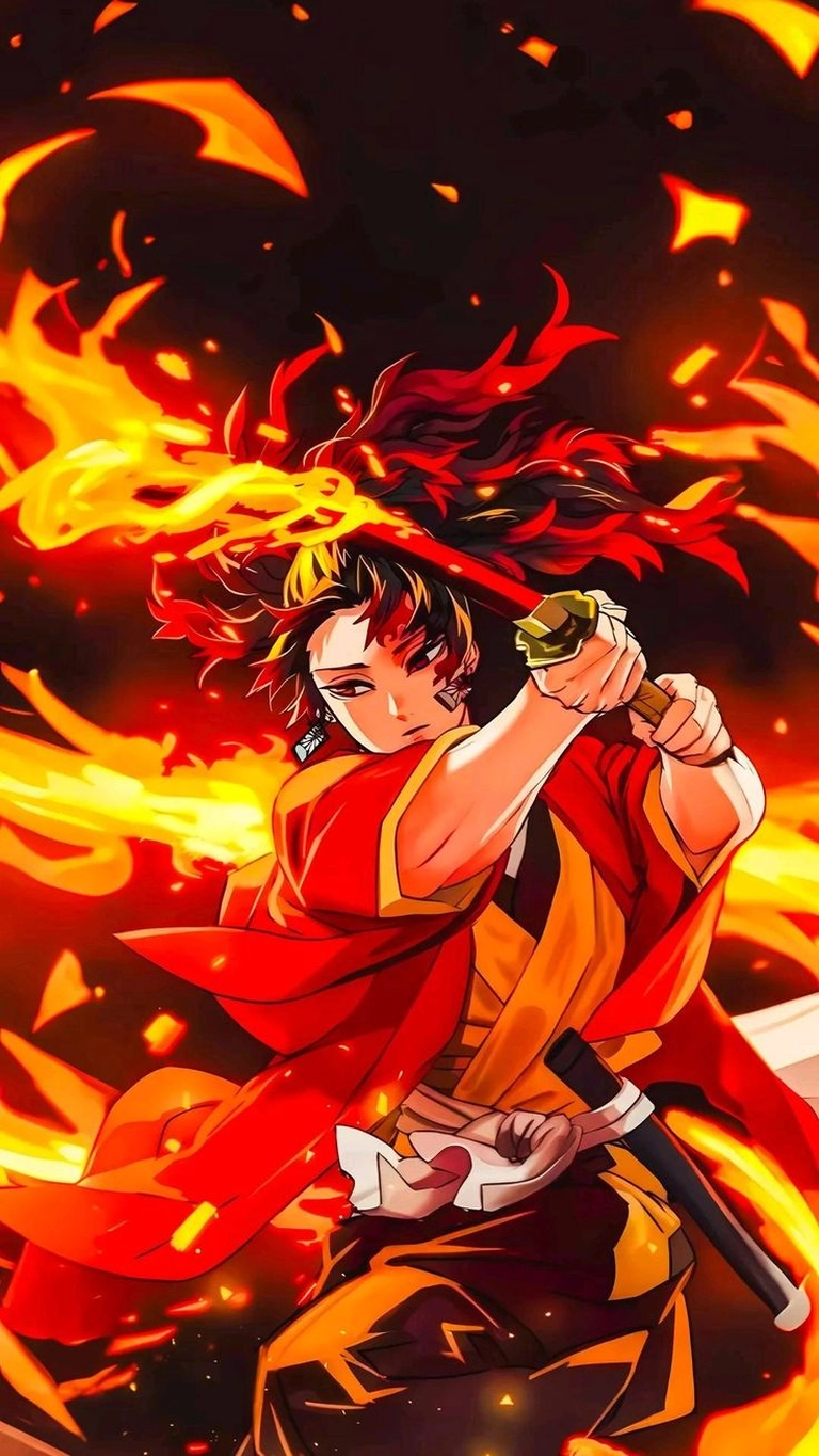 ảnh Yoriichi kiếm sĩ ngầu lòi