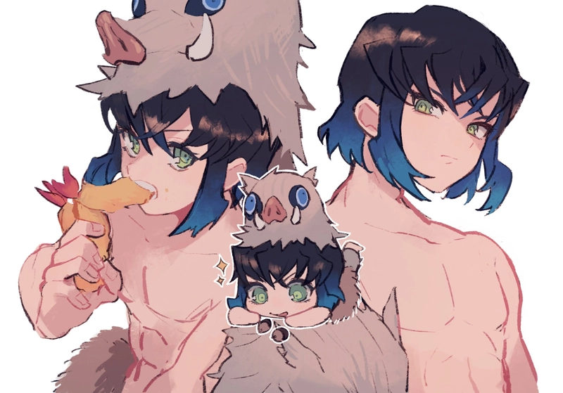 anime Inosuke chibi