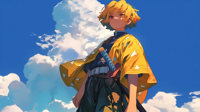 anime Zenitsu Agatsuma