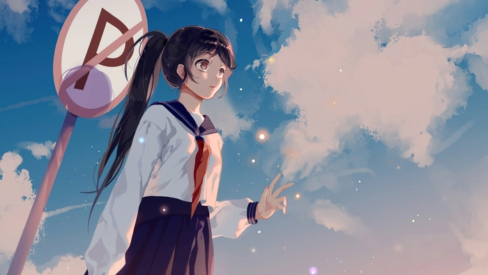 anime nữ sinh ngầu