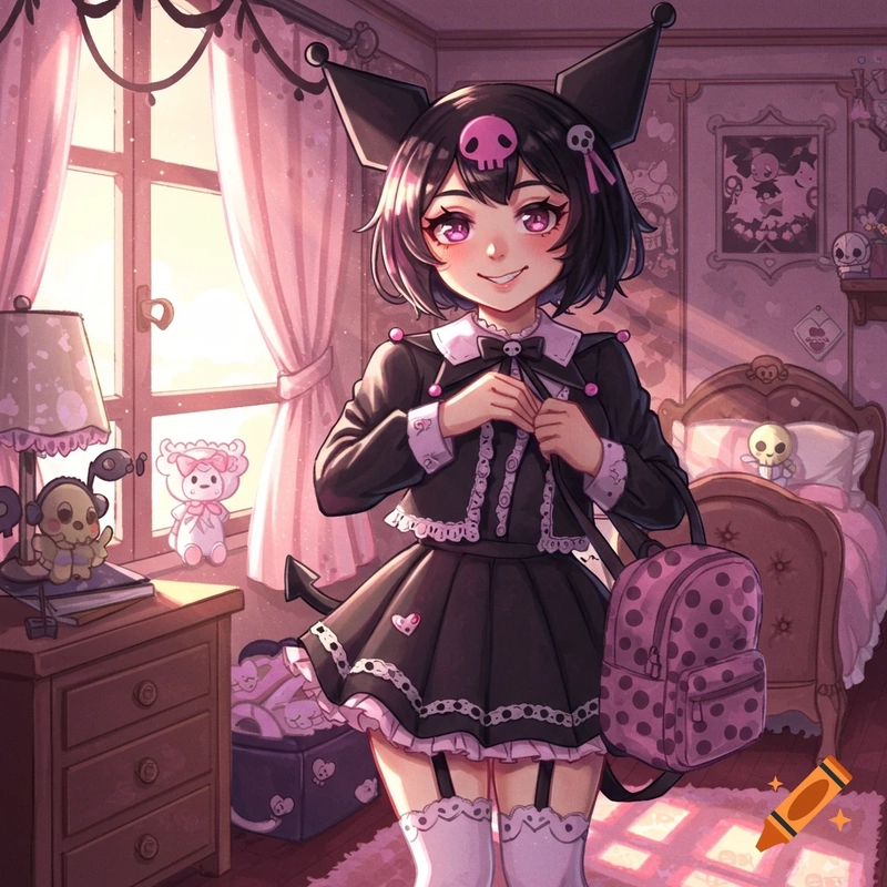 cô hầu gái anime kurumi