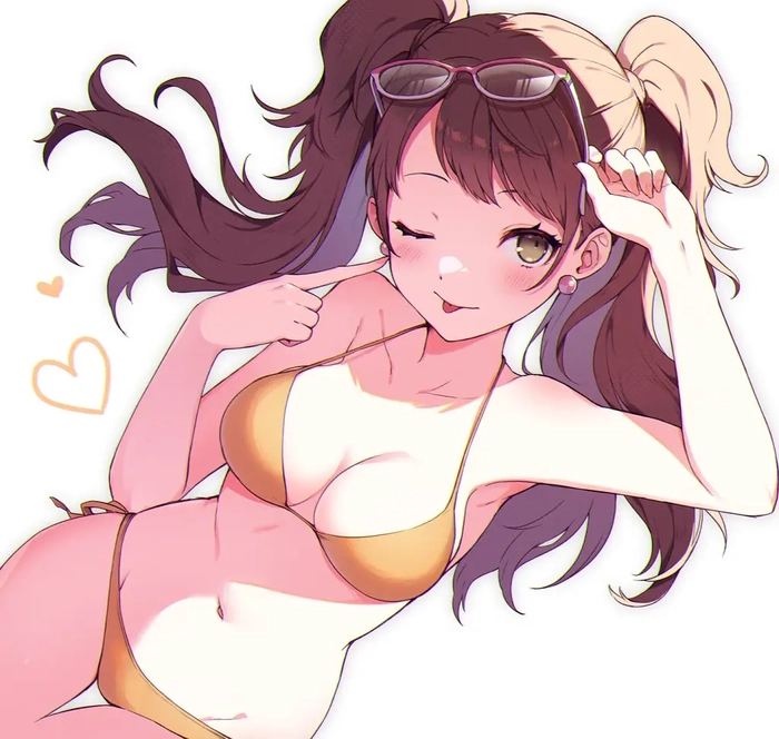 gái anime mặc bikini