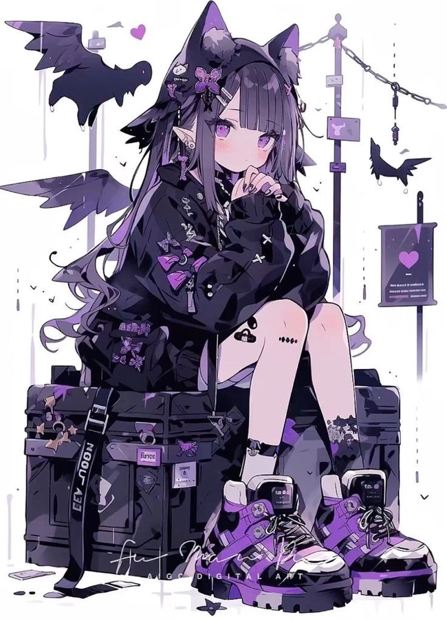 hình Kuromi anime cute
