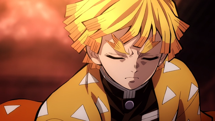 hình Zenitsu trong Demon Slayer