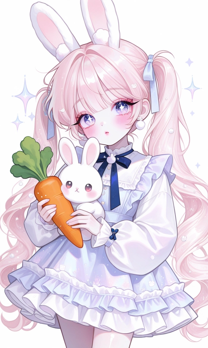 hình ảnh anime nữ cute đơn giản