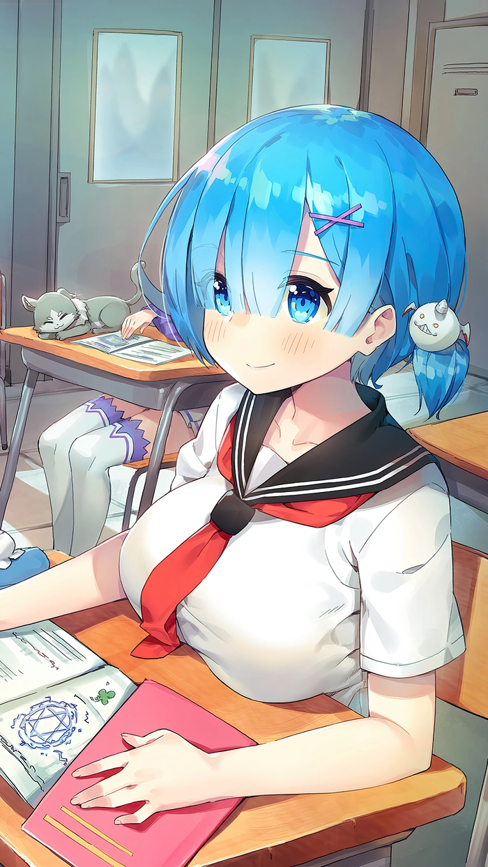 hình ảnh anime nữ học sinh cute