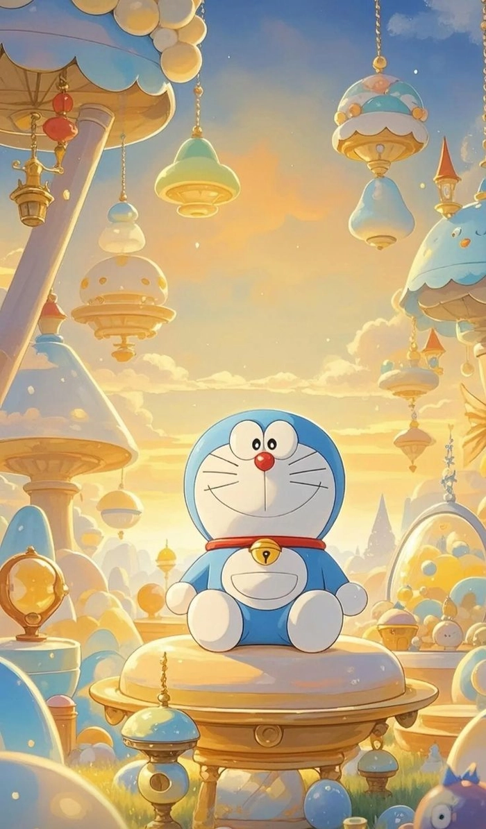 hình ảnh doremon cute phô mai que