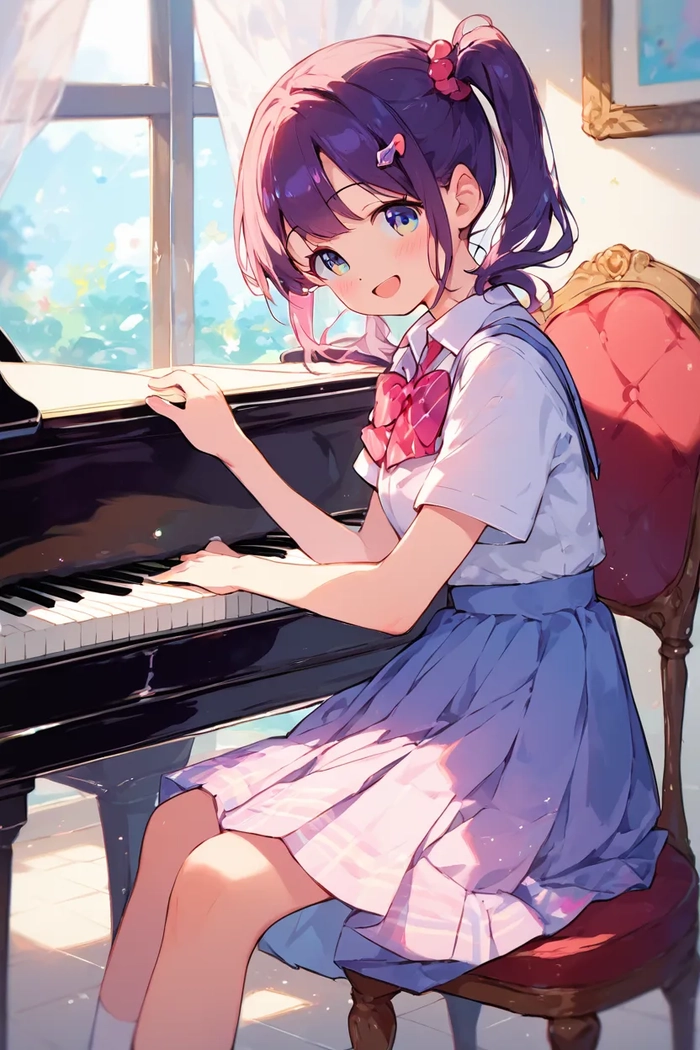 hình anime nữ học sinh xinh đẹp