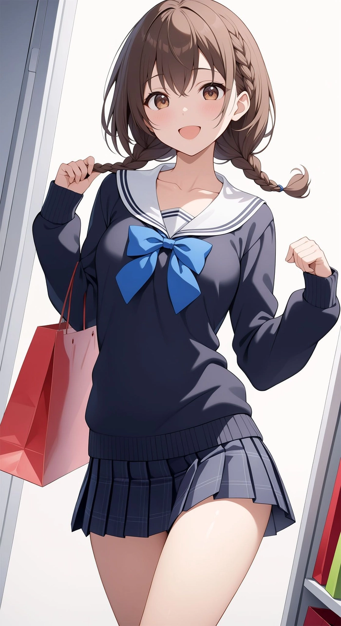 hình anime nữ sinh dễ thương nhất