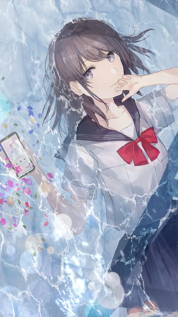 hình anime nữ sinh ngầu