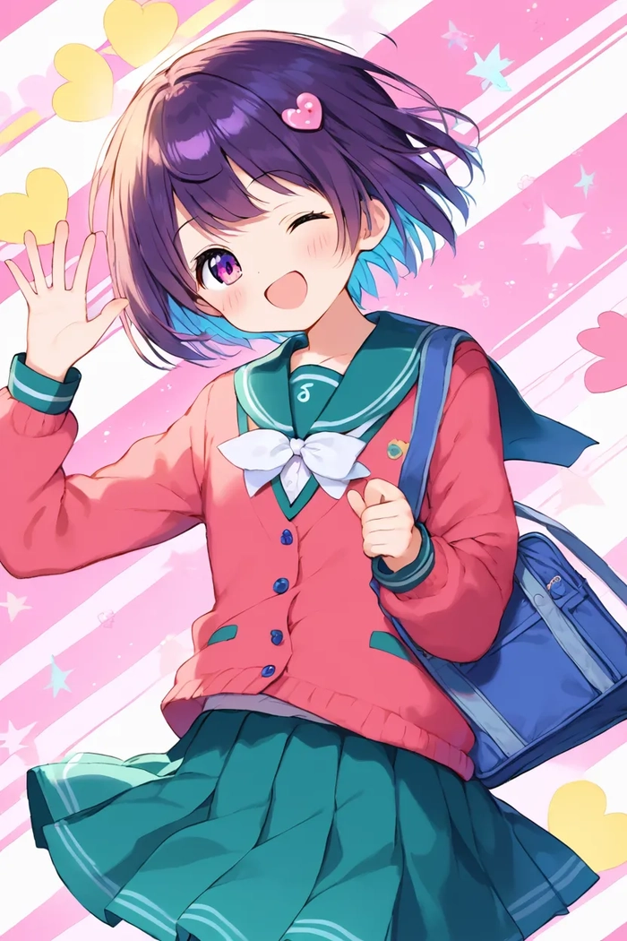 hình anime nữ sinh trung học