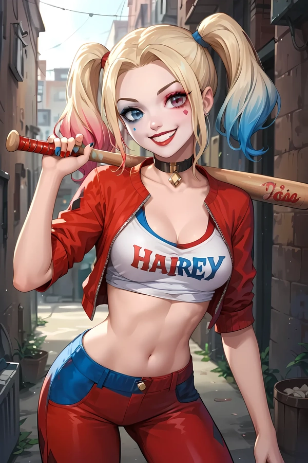 hình chế Harley Quinn anime