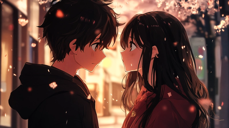 những hình ảnh anime cặp đôi