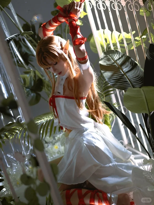 ảnh cosplay asuna bị trói