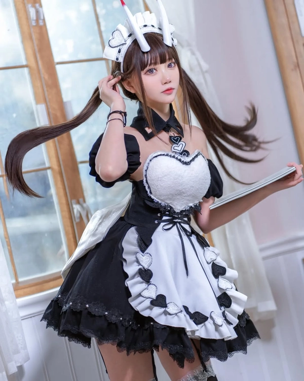 ảnh cosplay hầu gái full HD