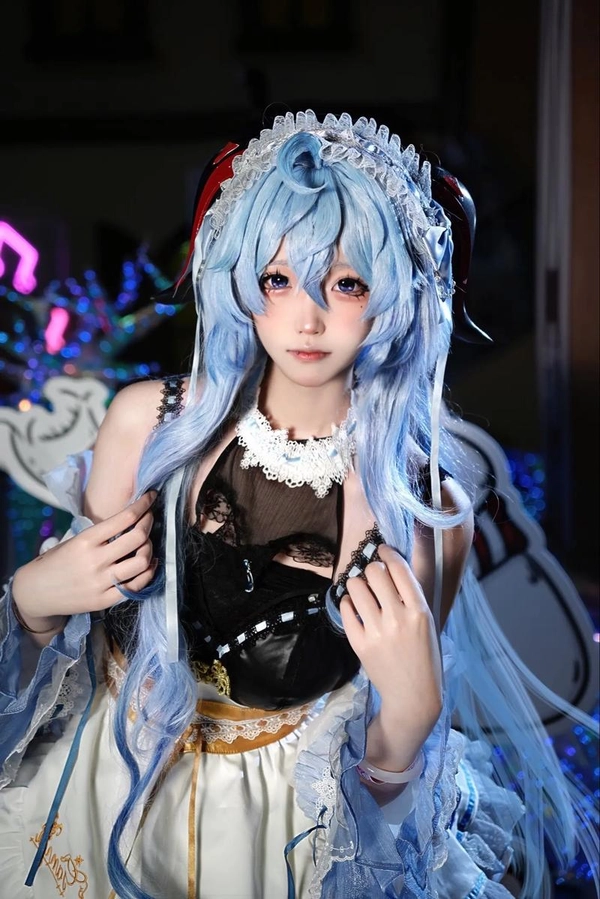 ảnh gái cosplay ganyu ngầu