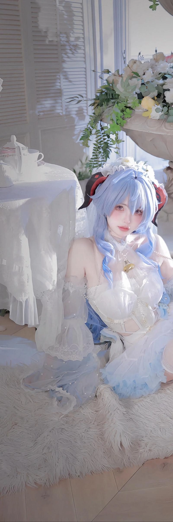 ảnh gái cosplay ganyu