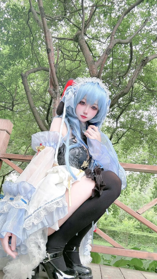 ảnh gái xinh cosplay ganyu genshin impact