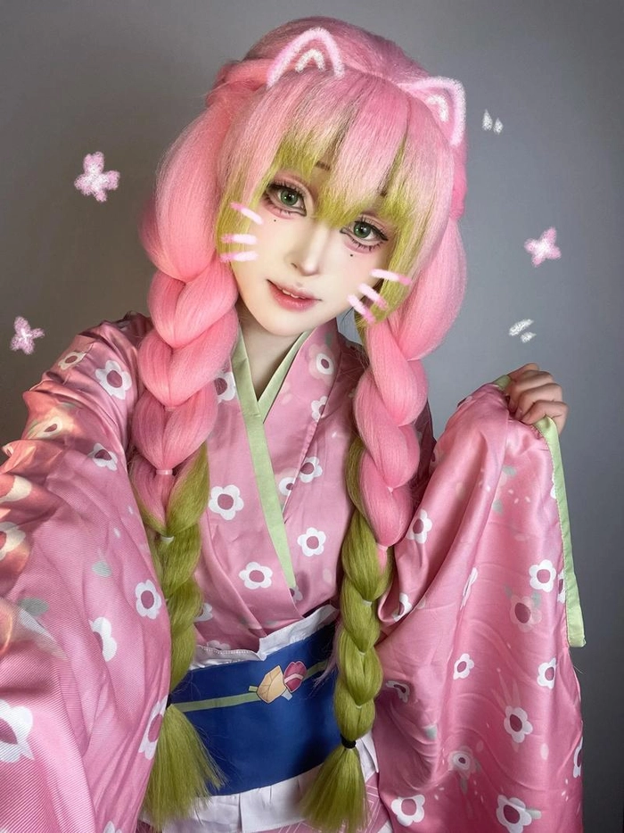 ảnh gái xinh cosplay mitsuri kimono
