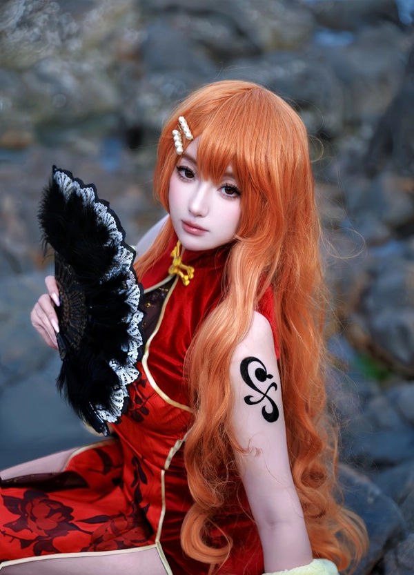 ảnh gái xinh cosplay nami