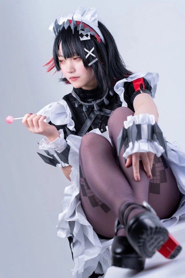 ảnh gái xinh ellen joe cosplay mê kẹo mút