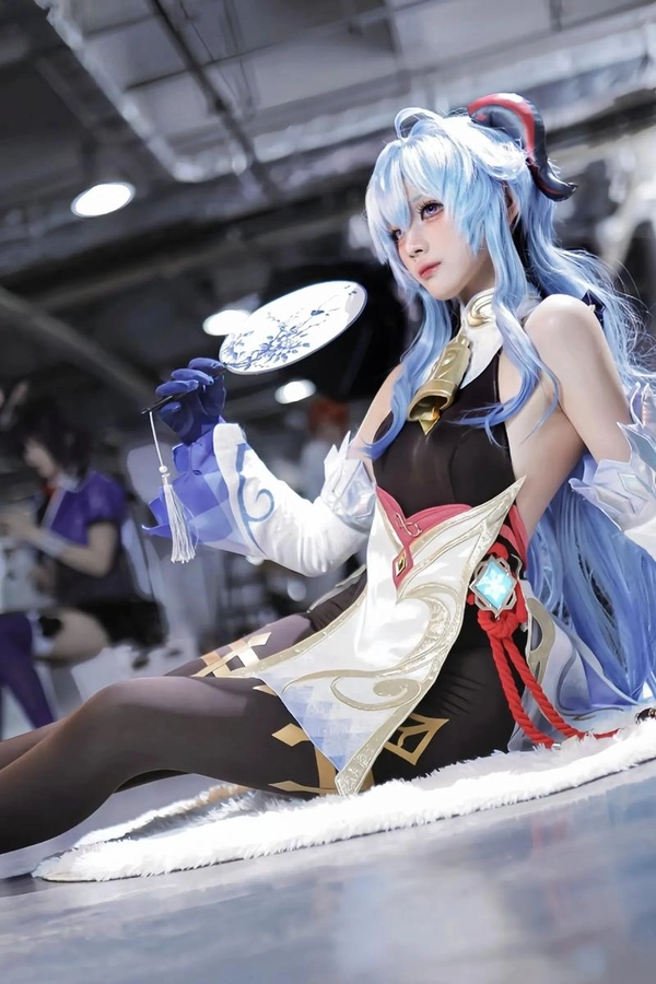 ảnh ganyu cosplay chấ lượng cao