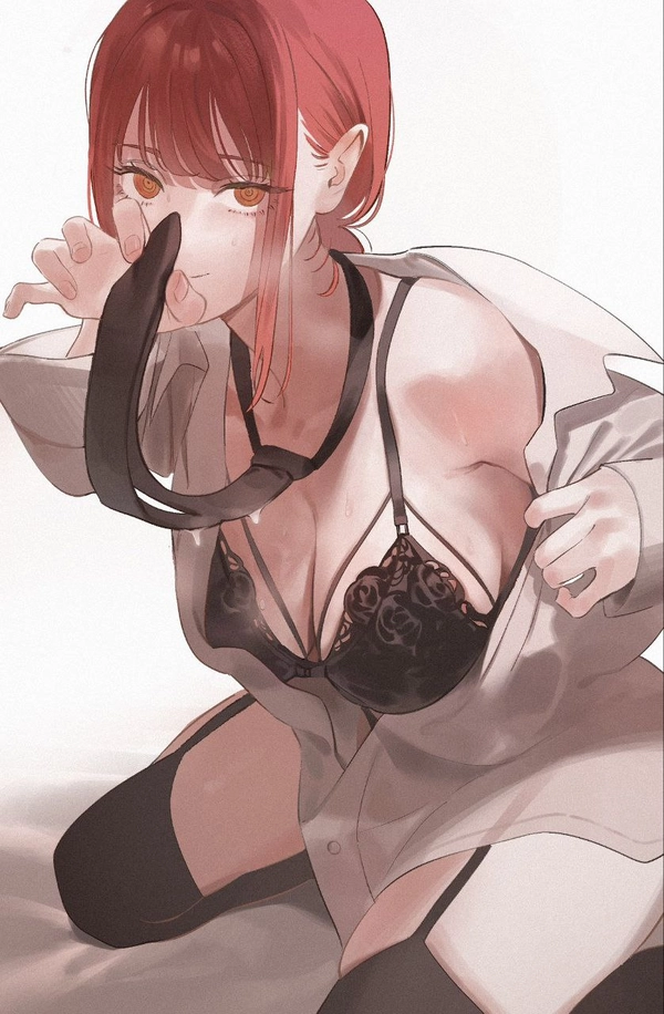 ảnh makima anime quyến rũ