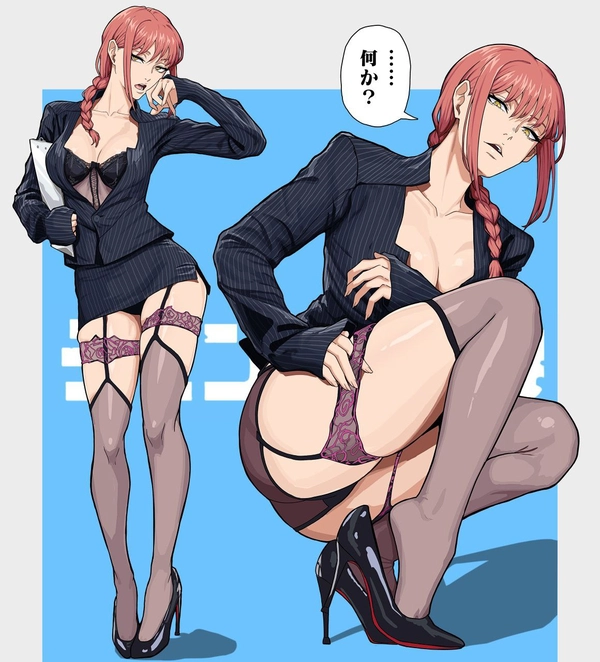 ảnh makima cosplay anime sexy