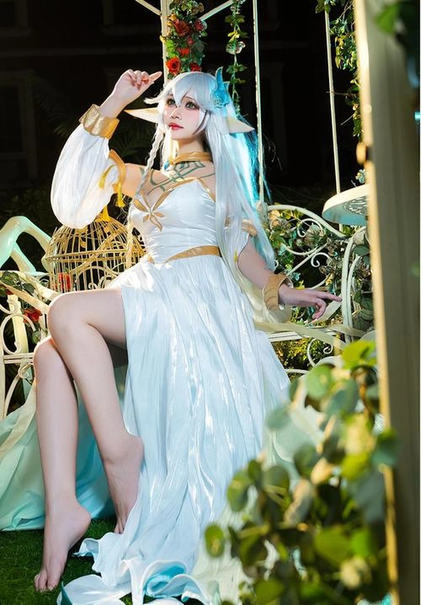 ảnh nahida cosplay xinh đẹp