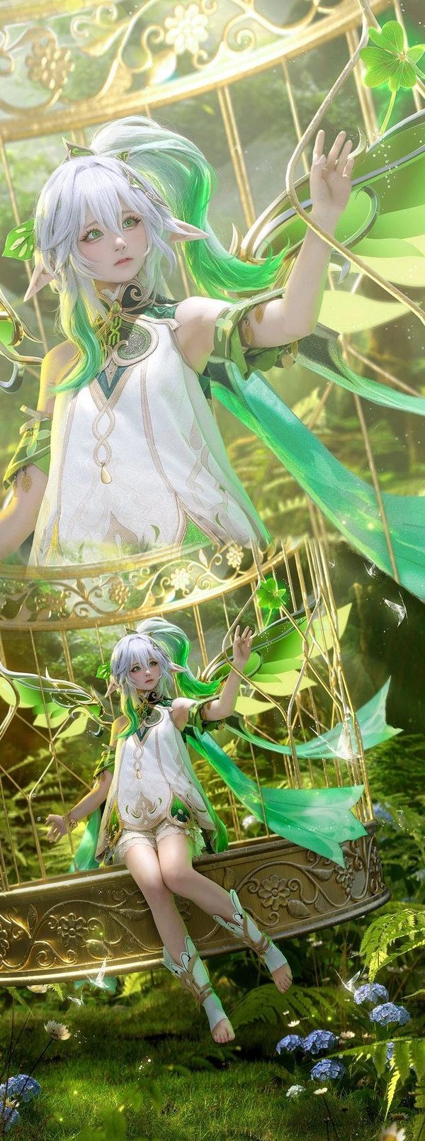 ảnh nền nahida cosplay