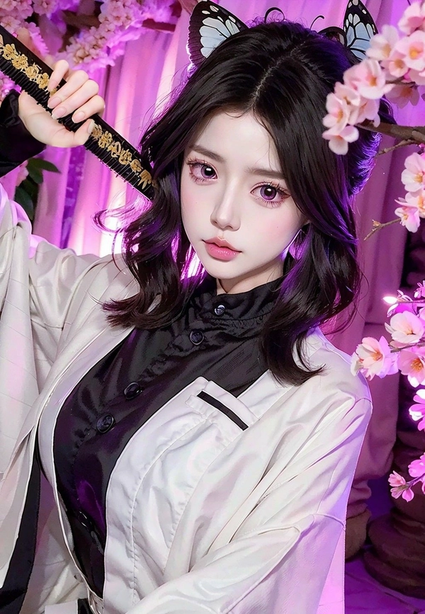 ảnh shinobu cosplay​ dễ thương