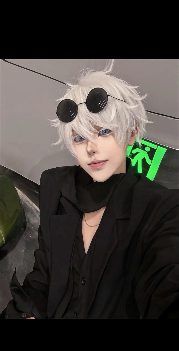 ảnh trai đẹp cosplay gojo anime
