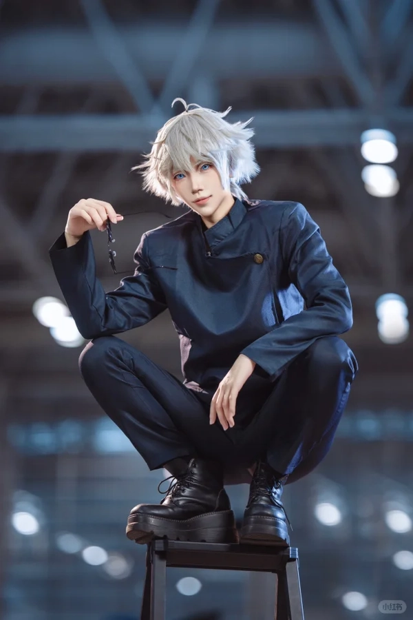 ảnh trai đẹp cosplay gojo ngầu