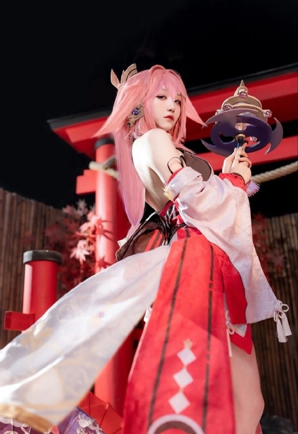 ảnh yae miko cosplay