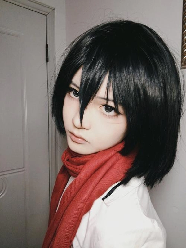 aot mikasa cosplay ấn tượng