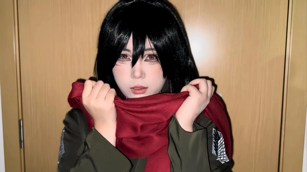aot mikasa cosplay đẹp