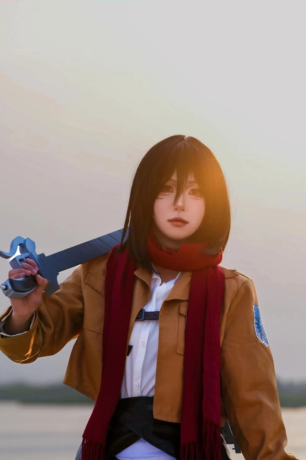 aot mikasa cosplay