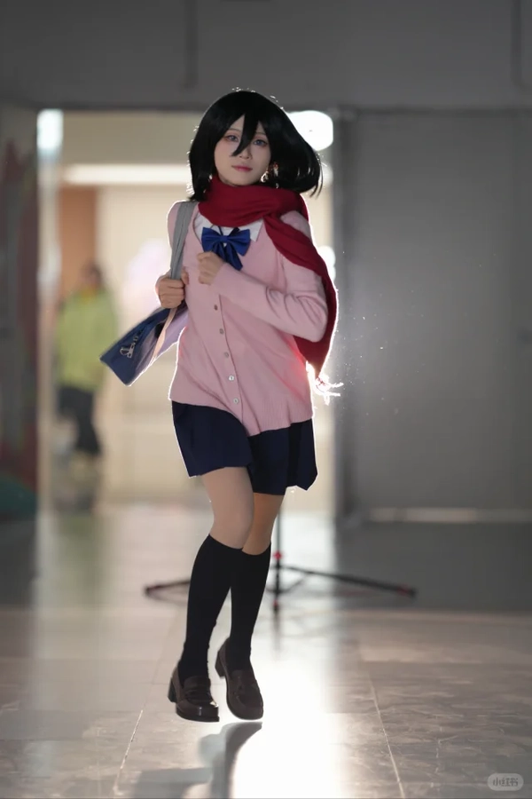attack on titan mikasa cosplay đẹp