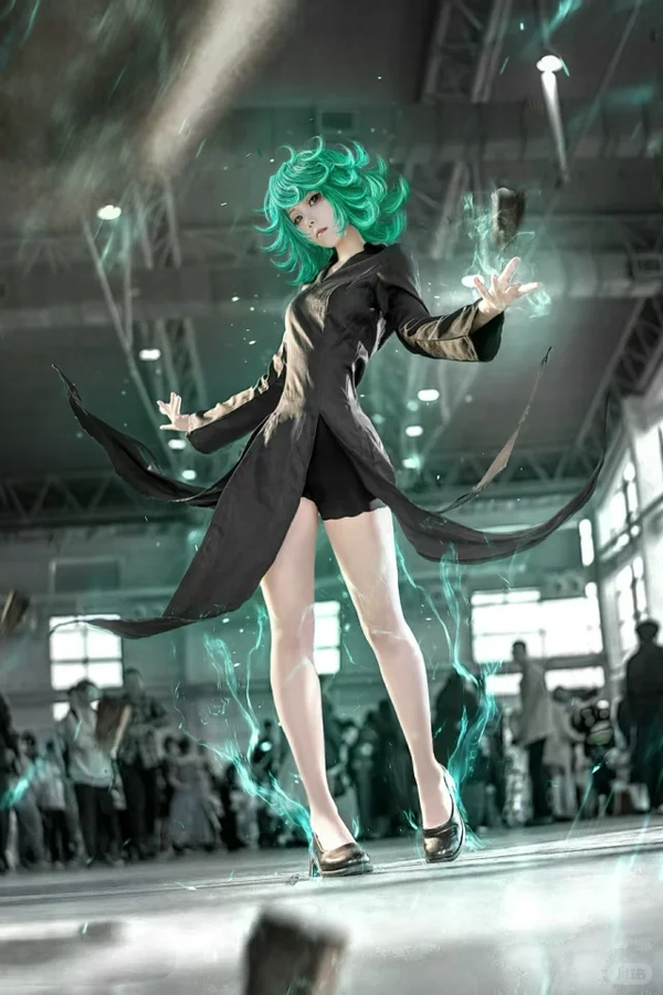cosplay Tatsumaki concept gió xoáy