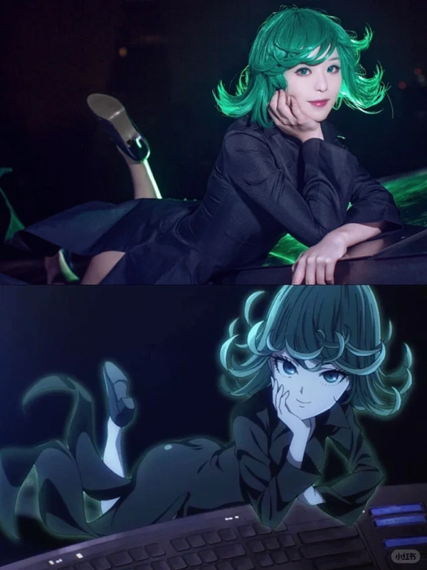 cosplay Tatsumaki dáng đứng cuốn hút